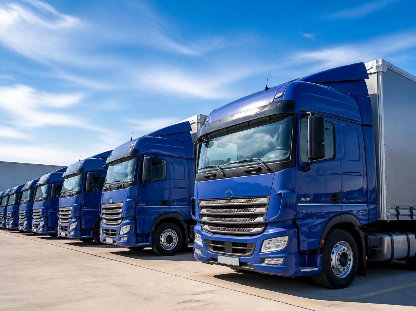 Meridian Fleet Compliance fleet and truck banner